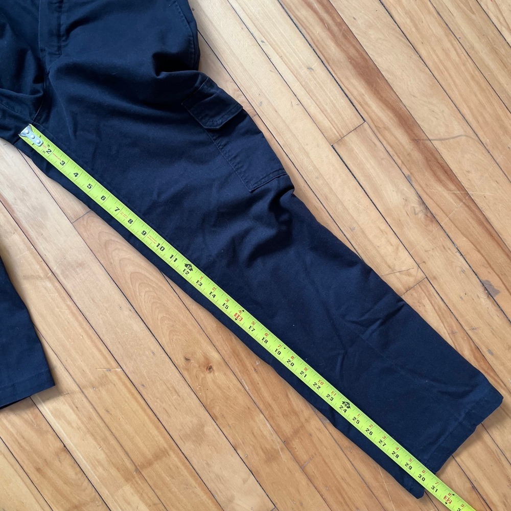 Dickies Flex Regular Straight Cargo Pants Mens 29x30 Black WP595BK Workwear - Picture 6 of 10